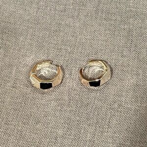 & Other Stories Chunky Sculptural Hoop Earrings in Silver